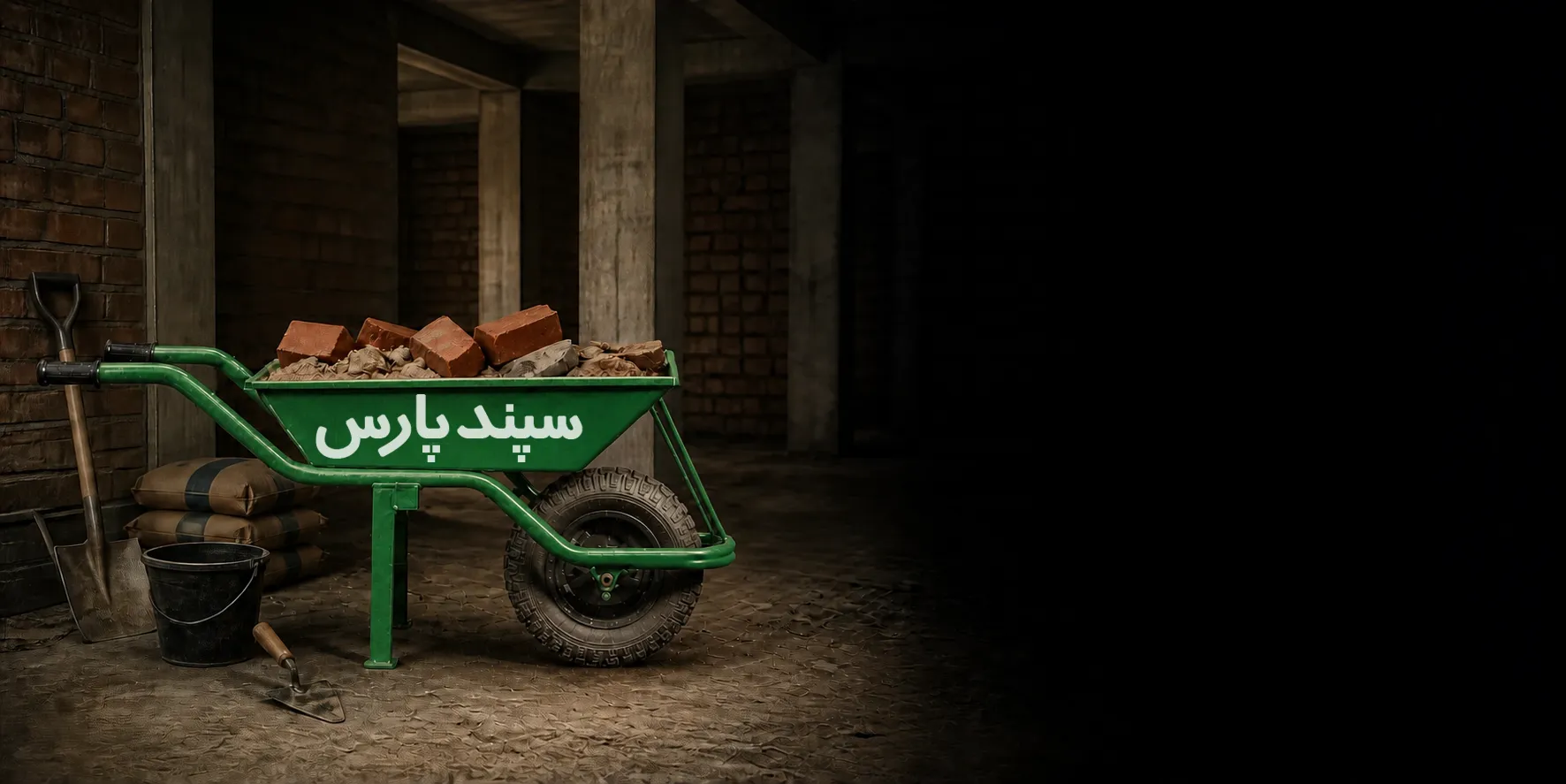 فرغون سپند پارس، بارگیریشده در یک پروژه ساختمانی